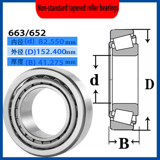 WZZG  663/652 100% Brand New High Quality Inch Tapered Roller Bearings 82.550*152.400*41.275 mm Mechanical Bearings