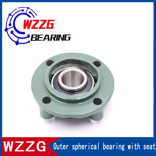 WZZG Bearing Flange Cartridge Bearing Units UCFC213 Pillow Block Ball Bearing diameter 65mm