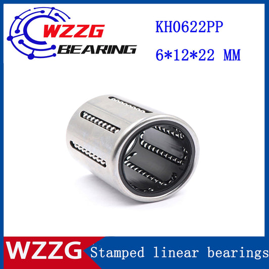 WZZG KH0622PP(5pcs/lot) mini linear ball bearing pressed linear bushing is used for 6MM axis CNC parts 6*12*22mm KH PP