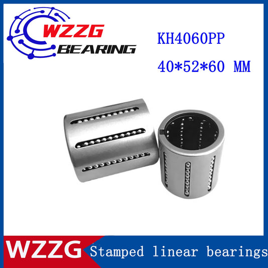 WZZG KH4060PP(2pcs/lot) mini linear ball bearing pressed linear bushing is used for 40MM axis CNC parts 40*52*60mm KH PP