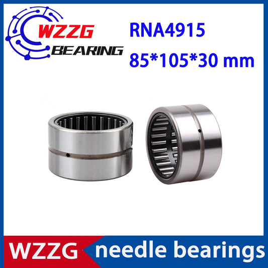 WZZG RNA4915 Bearing 85*105*30 mm ( 1 PC ) Solid Collar Needle Roller Bearings Without Inner Ring 4624915 4644915/A Bearing