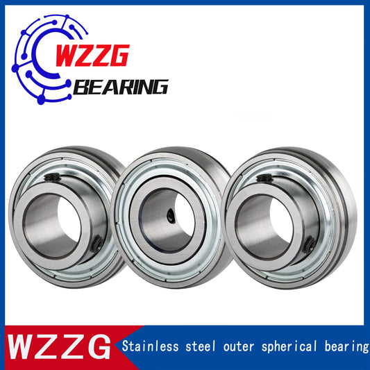 WZZG SSB203 stainless steel pillow ball bearing 17*40*22mm high-quality outer spherical bearing