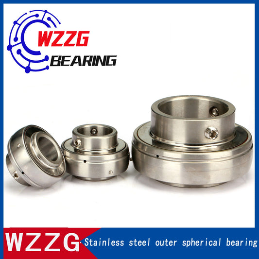 WZZG SSB207 stainless steel pillow ball bearing 35*72*32mm high-quality outer spherical bearing