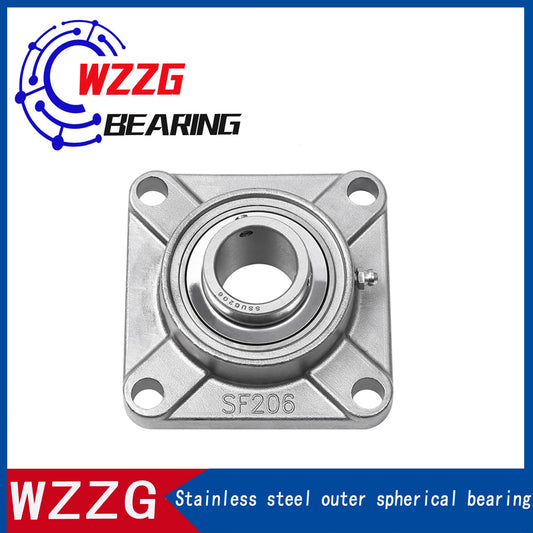 WZZG SUCF213 stainless steel outer spherical square seat bearing, high-quality outer spherical bearing