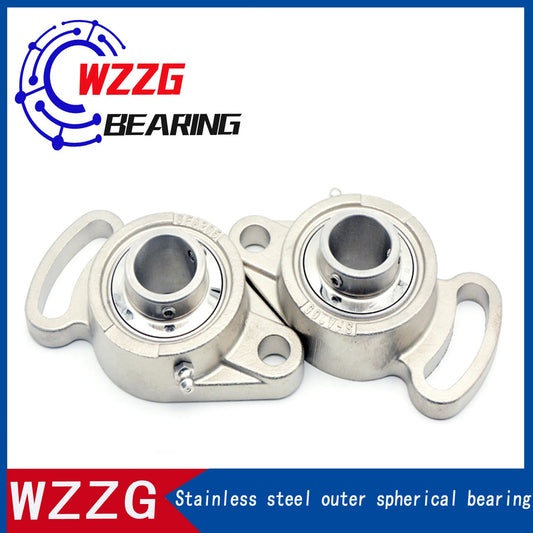 WZZG SUCFA204 stainless steel outer ball surface with seat bearing, high-quality mechanical bearing