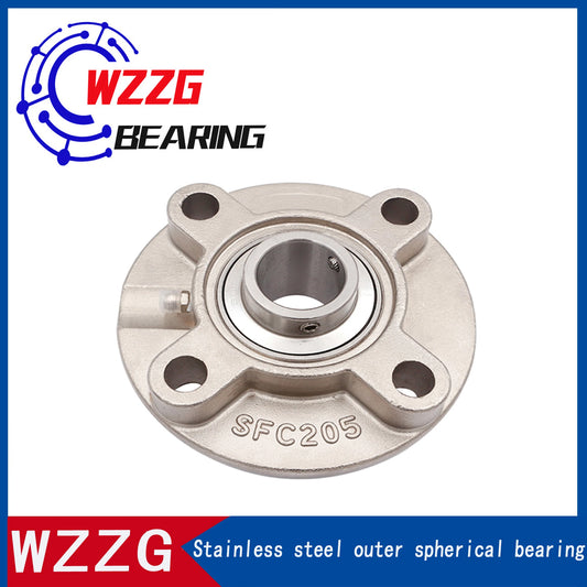 WZZG SUCFC211 waterproof stainless steel outer spherical bearing seat, high-quality mechanical bearing
