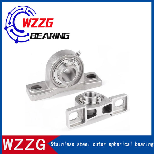 WZZG SUCP205 stainless steel outer ball surface with seat bearing 25*105*34mm high-quality mechanical bearing