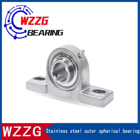 WZZG SUCP207 stainless steel outer ball surface with seat bearing 35*127*42.9mm high-quality mechanical bearing