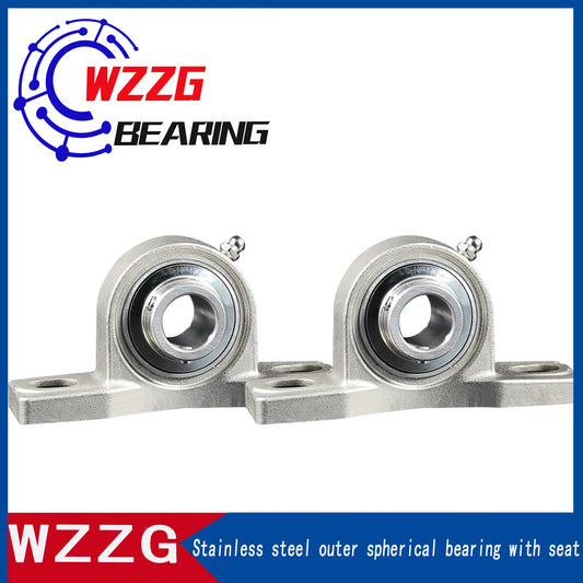 WZZG SUCP213 stainless steel outer ball surface with seat bearing 65*203*65.1mm high-quality mechanical bearing