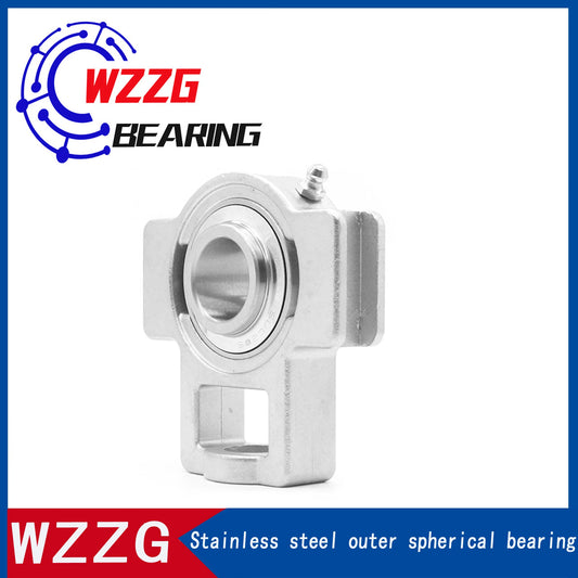 WZZG SUCT202 Stainless steel outer spherical bearing with seat 15*94*31mm High quality mechanical bearings