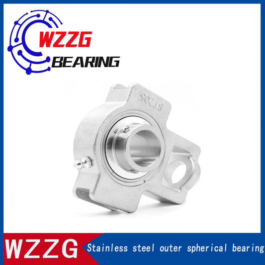 WZZG SUCT213 Stainless steel outer spherical bearing with seat 65*244*65.1mm High quality mechanical bearings