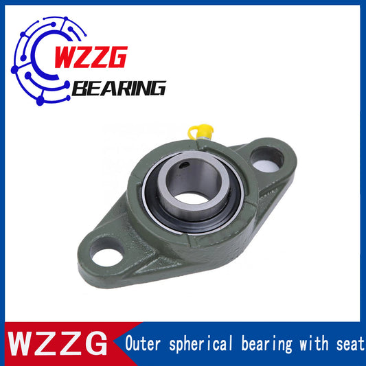 WZZG Seat Outer Spherical Bearing UCFL309 Mounted Pillow Block Bearing Solid Base Cast Iron Housing high-quality bearing