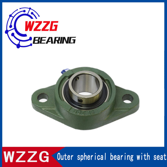 WZZG Seat Outer Spherical Bearing UCFL311 Mounted Pillow Block Bearing Solid Base Cast Iron Housing high-quality bearing