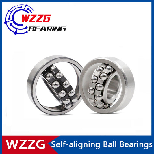WZZG Self-aligning ball bearings (1pcs) 1218E EK 1218M high-quality double row self-aligning ball bearings 90*160*30mm