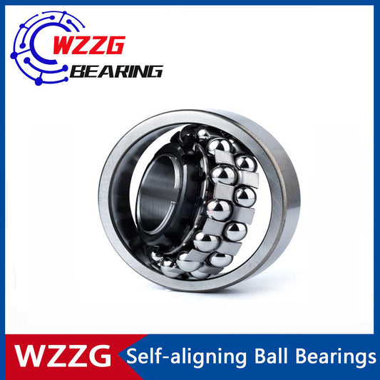 WZZG Self-aligning ball bearings (1pcs) 1220E EK 1220M high-quality double row self-aligning ball bearings 100*180*34mm