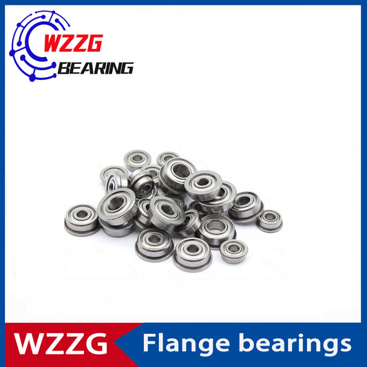 20Pcs/lot MF85ZZ Stainless Steel Flange Ball Bearing SMF85 ZZ High Quality Miniature Deep Groove Ball Bearing 5*8*2.5 mm