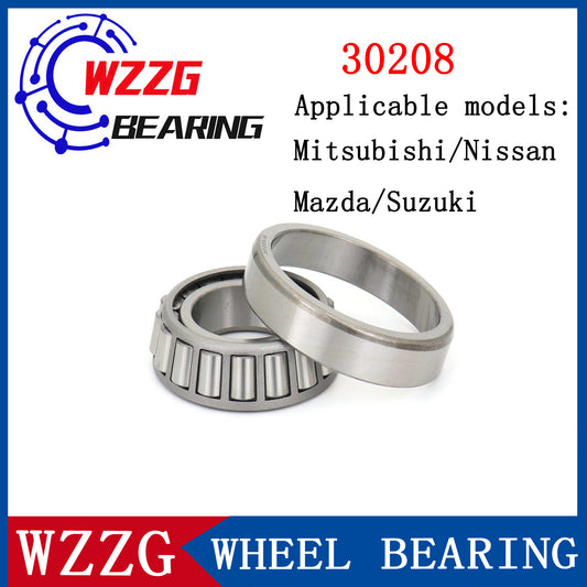 WZZG Car tapered bearing 30208 suitable for Mitsubishi/Nissan/Mazda/Suzuki
