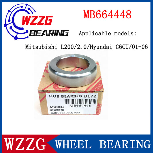 WZZG Car front bearing MB664448 is suitable for Mitsubishi Pajero V31 rear wheel retaining ring