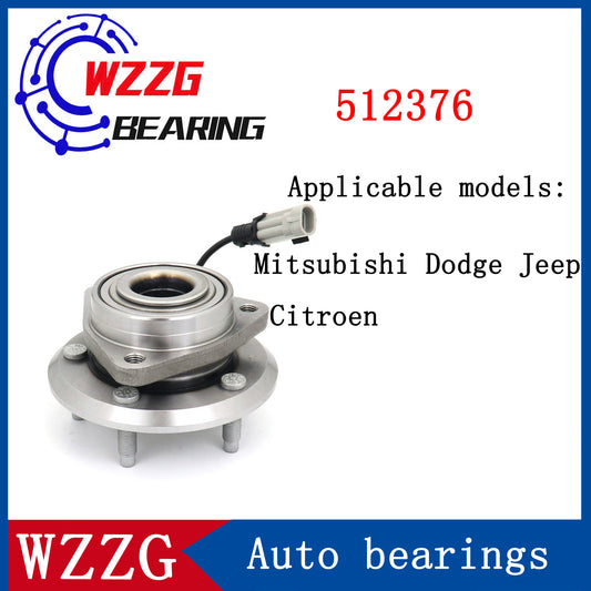 WZZG Auto parts hub unit 512376 for Mitsubishi Dodge Jeep Citroen rear wheel