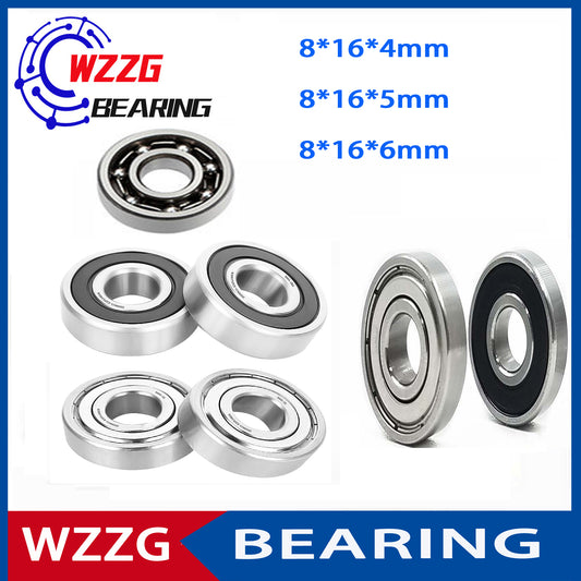 WZZG 20PCS Miniature Ball Bearings 688 Open 688ZZ 2RS Double Shroud Seal Stainless Steel  Bearings width 4mm 5mm 6mm Bearings