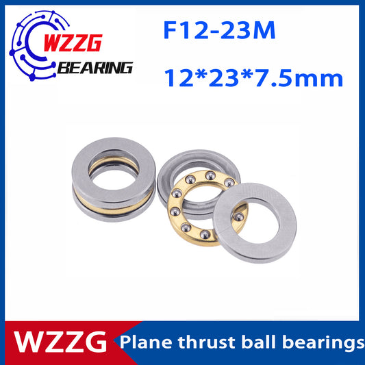 WZZG F12-23M(20pcs/lot) Mini 3-in-1 Plane Axial Ball Bearings 12*23*7.5 mm High quality bearings