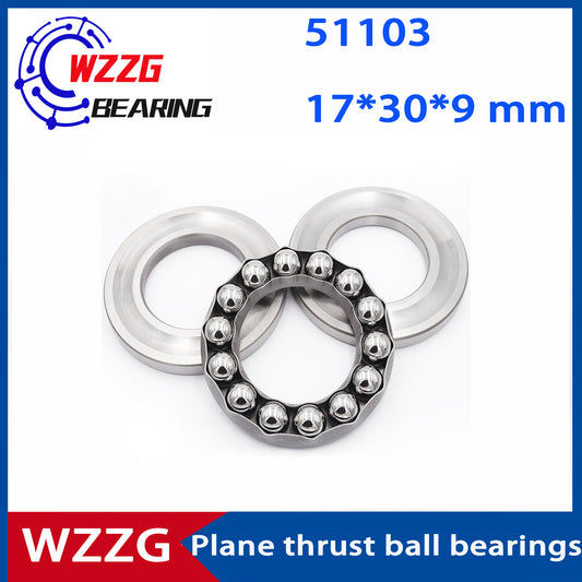 WZZG 51103(20pcs/lot) High quality 8103 plane thrust ball bearings 17*30*9mm