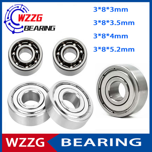 WZZG 20PCS Miniature Ball Bearings 693 Open 693ZZ 2RS Double Shroud Seal Stainless Steel Bearings width 3mm 3.5mm 4mm 5.2mm
