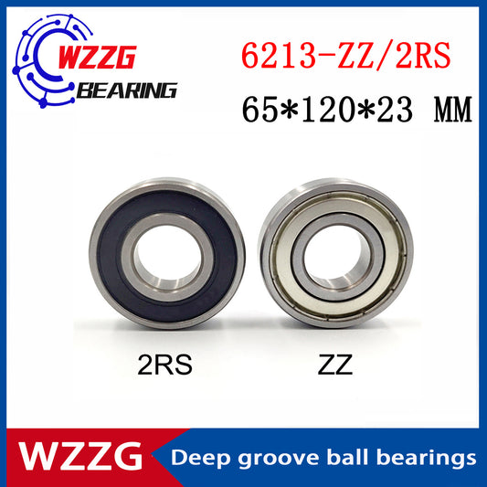 WZZG Deep groove ball bearing 6213-ZZ 2RS (1pcs) 65*120*23 mm double seal high quality bearings