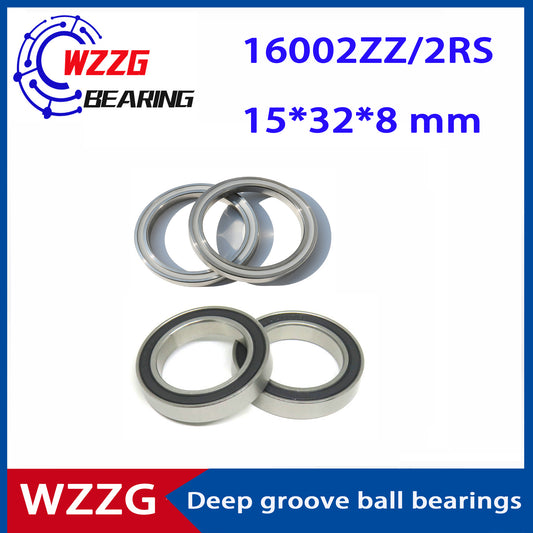 WZZG 16002ZZ 2RS(20Pcs/lot) deep groove ball bearing 15*32*18mm high quality bearings