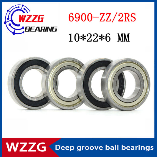 WZZG 6900-ZZ 2RS ( 20pcs/lot ) deep groove ball bearings 10 * 22 * 6 MM high-speed ball bearings