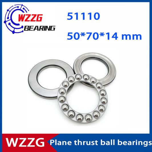 WZZG 51110(4pcs/lot) High quality 8110 plane thrust ball bearings 50*70*14 mm