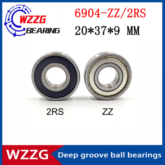 WZZG 6904-ZZ 2RS ( 20pcs/lot ) deep groove ball bearings 20*37*9 MM high-speed ball bearings