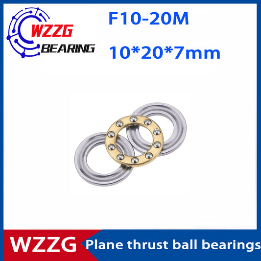 WZZG F10-20M(20pcs/lot) Mini 3-in-1 Plane Axial Ball Bearings 10*20*5.5 mm High quality bearings