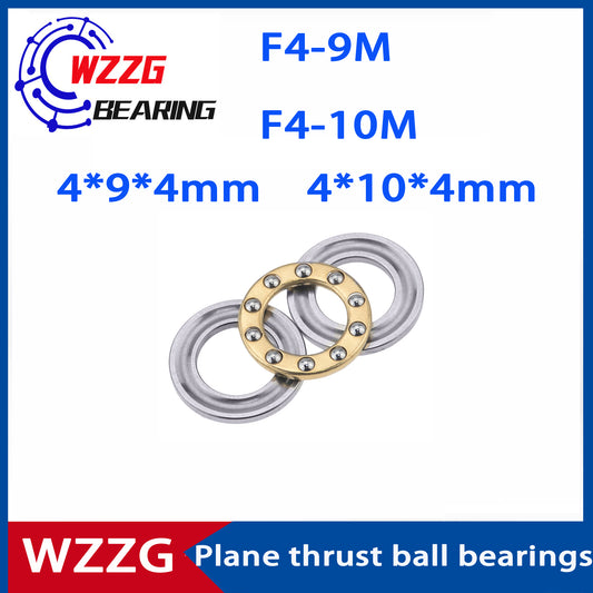 WZZG F4-9M F4-10M(20pcs/lot) Mini 3-in-1 Plane Axial Ball Bearings 4*9*4mm 4*10*4mm High quality bearings
