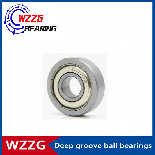 WZZG 20 pcs/lot 16100-2RS 16100ZZ ball bearings 10x28x8mm bicycle wheel bottom bracket repair bearing motor bearings