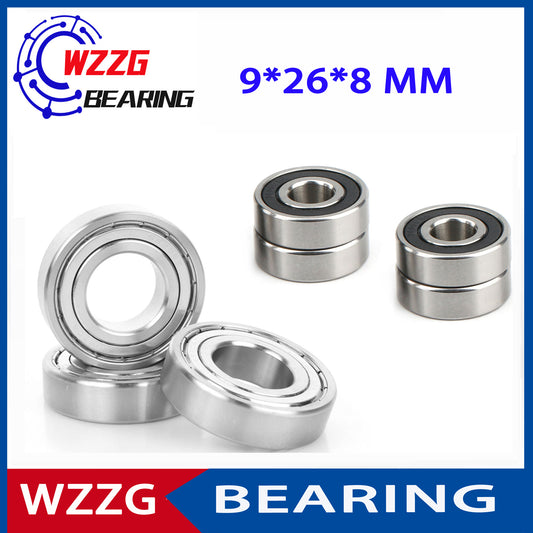 WZZG 20PCS Double Shroud Miniature Stainless Steel Bearing 629 S629ZZ 2RS