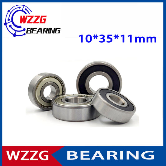 WZZG 10PCS/lot High quality stainless steel deep groove ball bearing 6300ZZ 2RS size 10*35*11mm