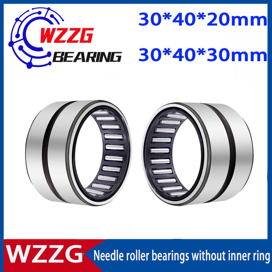 WZZG 4pcs needle roller bearings NK30/20 NK30/30 30*40*20mm 30*40*30mm