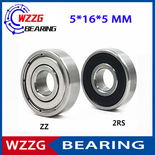 WZZG 20PCS Double Shroud Miniature Stainless Steel Bearing 625 S625ZZ 2RS