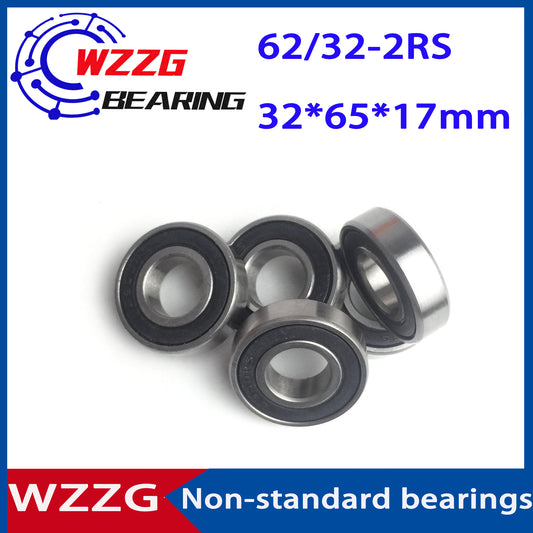 2PCS/lot High quality Non-standard bearing 62/32 62/32-2RS 32*65*17 mm deep groove ball bearings