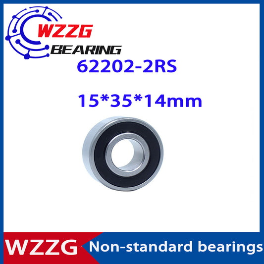 WZZG 62202-2RS Non-standard 153514 Ball Bearings 15*35*14 mm ( 10 Pcs/lot ) Bearings
