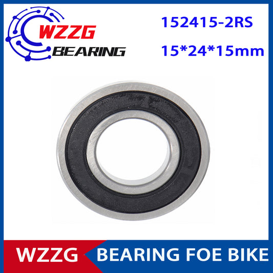 6802W15-2RS Bearing 15*24*15 mm (2PC ) Double Row Bicycle Wheel Repair Parts 152415-2RS 2RS Ball Bearing