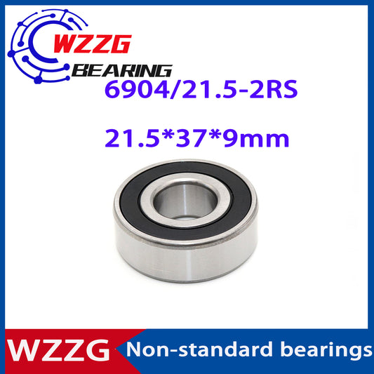 WZZG 4PCS Steering machine non-standard bearing 6904/21.5-2RS size 21.5*37*9mm