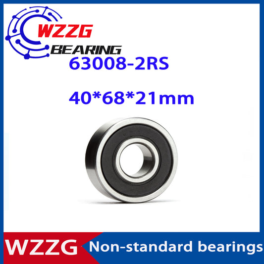 WZZG 63008-2RS Non-standard 406821 Ball Bearings 40*68*21 mm  ( 2Pcs ) Bearings