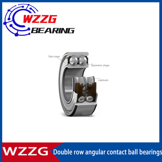 WZZG 5303-2RS(4pcs/lot) High quality double row angular contact ball bearing 17*47*22.2 mm