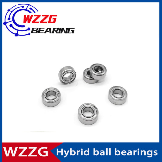 WZZG 4PC/lot SMR128 Stainless Steel Hybrid Ceramic Bearings 8x12x3.5 mm