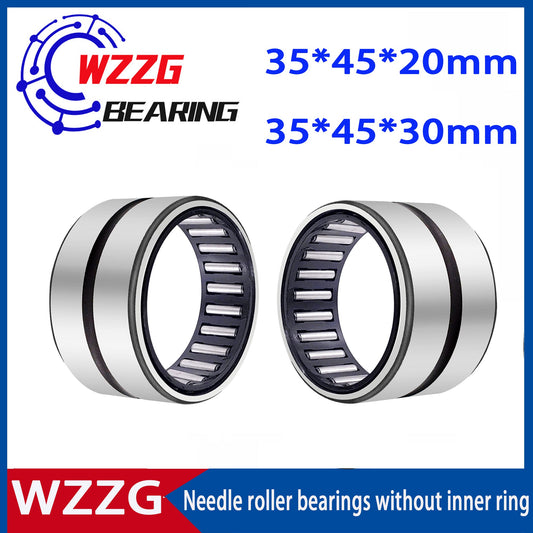 WZZG 4pcs needle roller bearings NK35/20 NK35/30 35*45*20mm 35*45*30mm