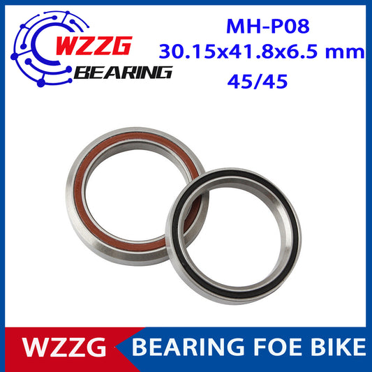 MH-P08 Bearing 30.15*41.8*6.5mm 45/45 Degree (4pc/lot) Ball Bike 1-1/8 Inch Headphone Repair Parts Ball Bearings
