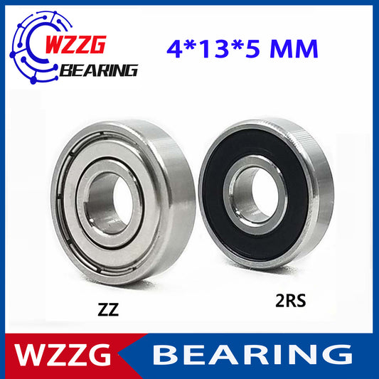 WZZG 20PCS Double Shroud Miniature Stainless Steel Bearing 624ZZ S624ZZ 2RS