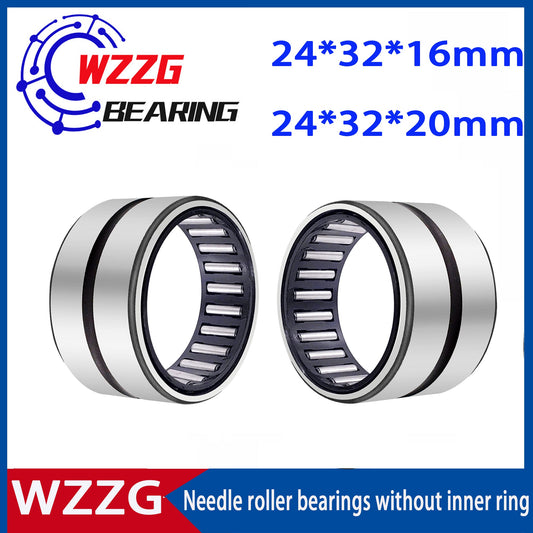 WZZG 6pcs needle roller bearings NK24/16 NK24/20 24*32*16mm 24*32*20mm